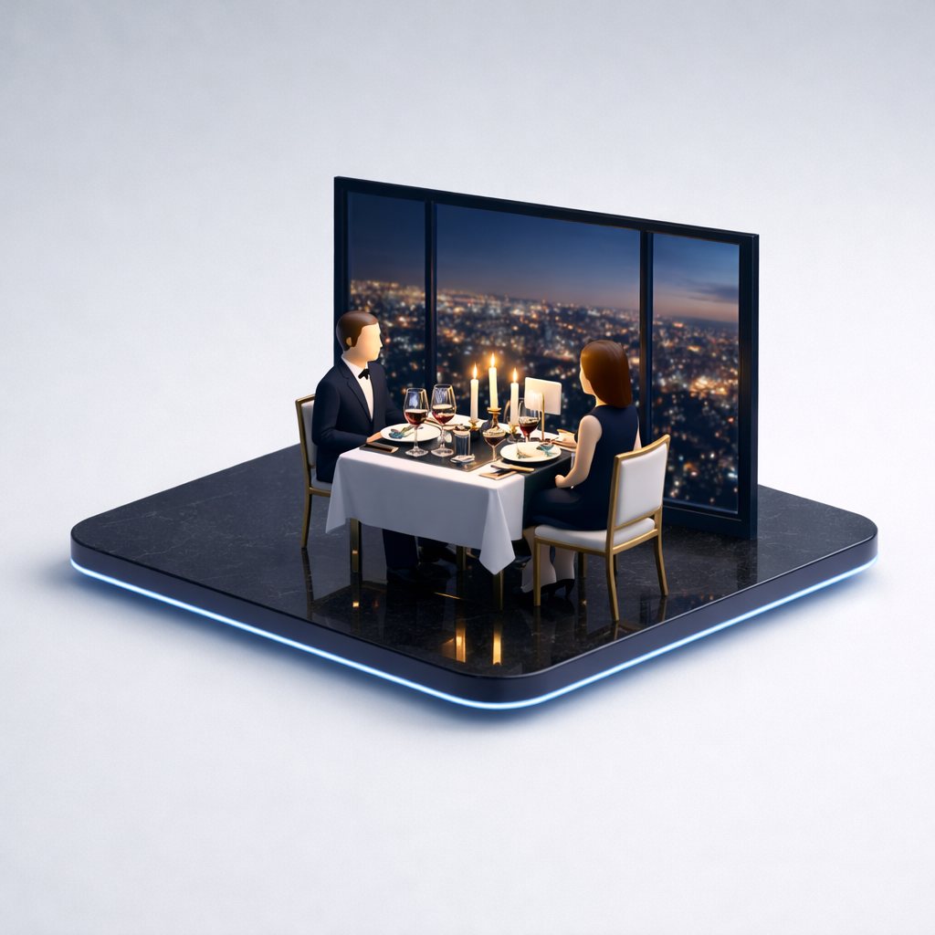 Панорамный ужин для двоих